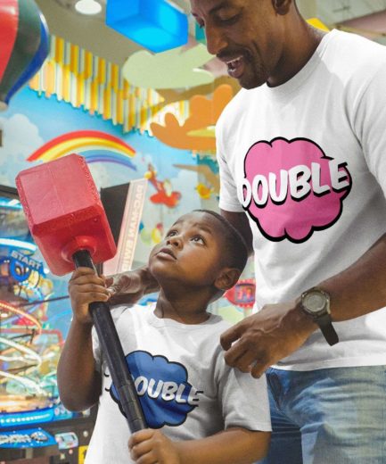 Double Trouble Family Shirts, Matching Family Shirts, Father Son Shirts