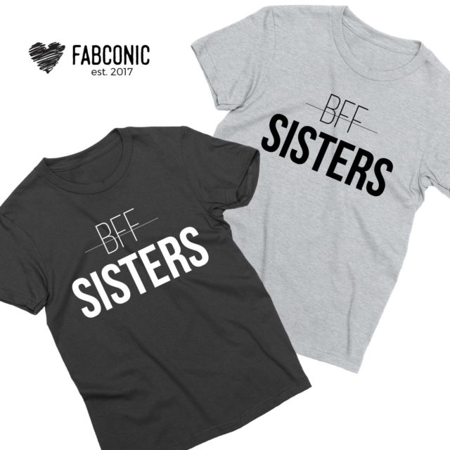 Gift for Bestie, BFF Sisters, Best Friends Shirts, Matching Bestie Shirts