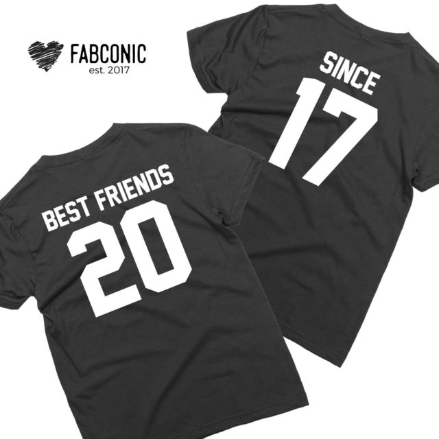 Best Friends Since Shirts, Best Friends Shirts, Best Friend Matching Shirts, Custom Shirts