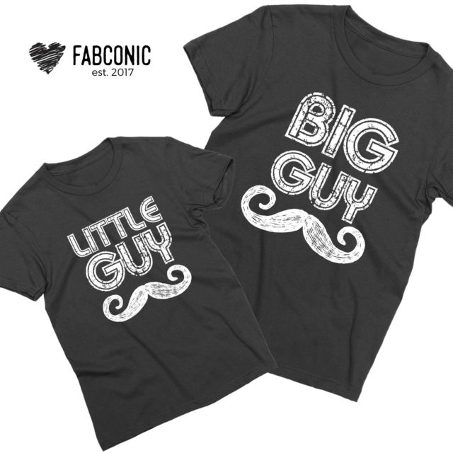Big Guy Little Guy Shirts, Father & Kid Shirts, Family Shirts