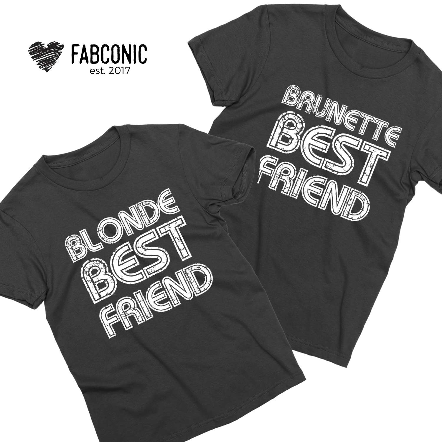 blonde best friend and brunette best friend sweatshirts
