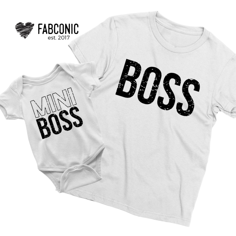 Boss Mini Boss Shirts, Mother & Kid Shirts, Mother's Day Gift