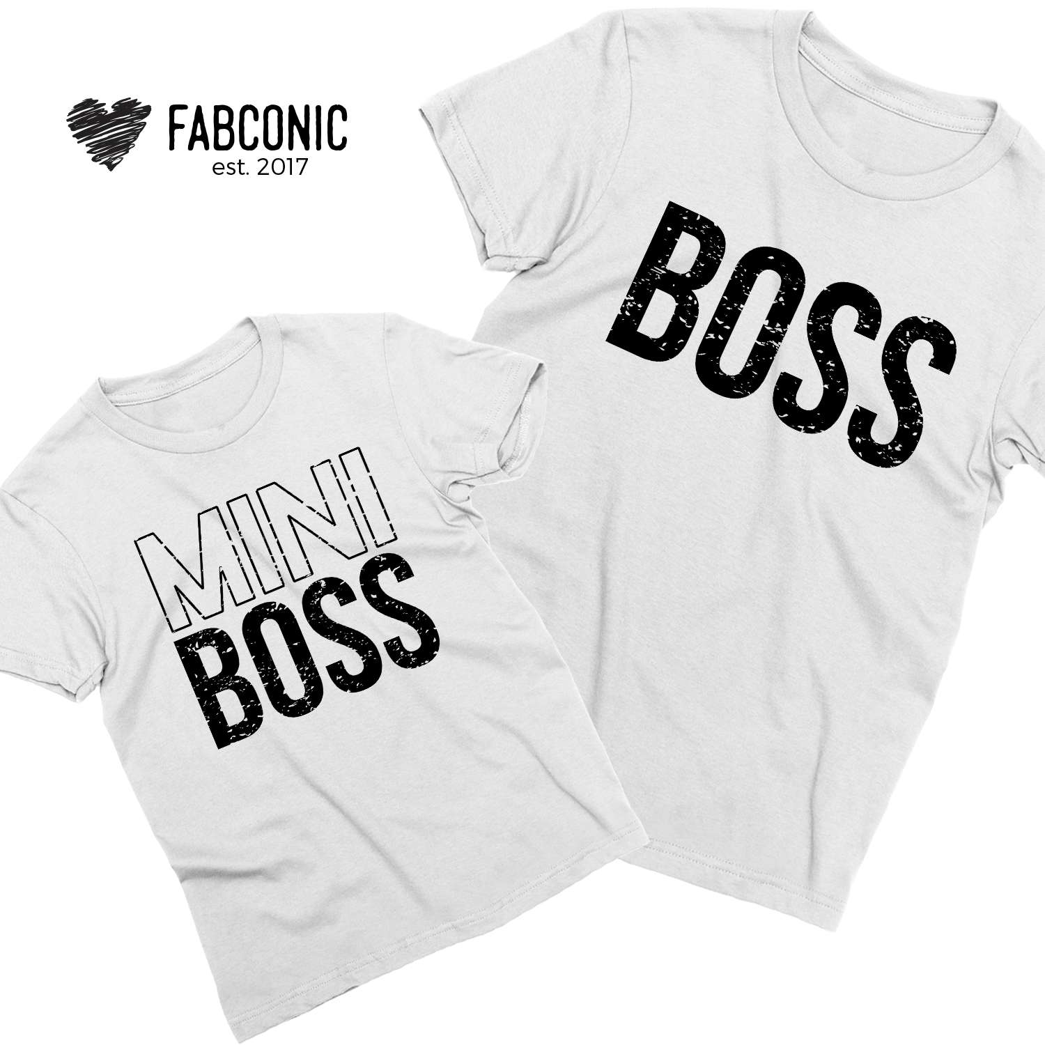 Boss Mini Boss Shirts, Mother \u0026 Kid 