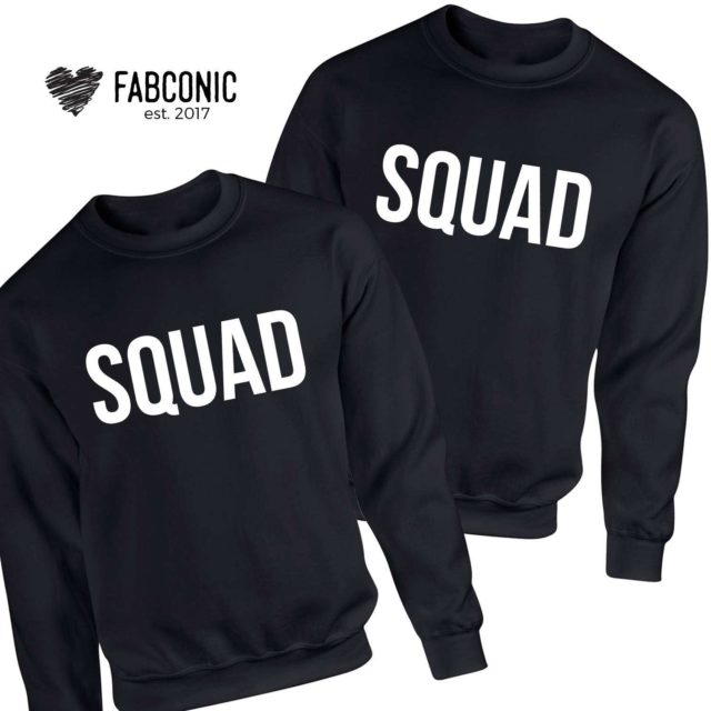 Squad Family Sweatshirts, Matching Sweatshirts, Squad Outfit, Gift for Family