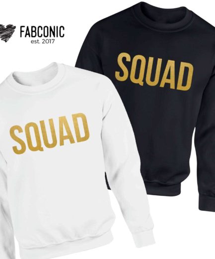 Squad Family Sweatshirts, Matching Sweatshirts, Squad Outfit, Gift for Family
