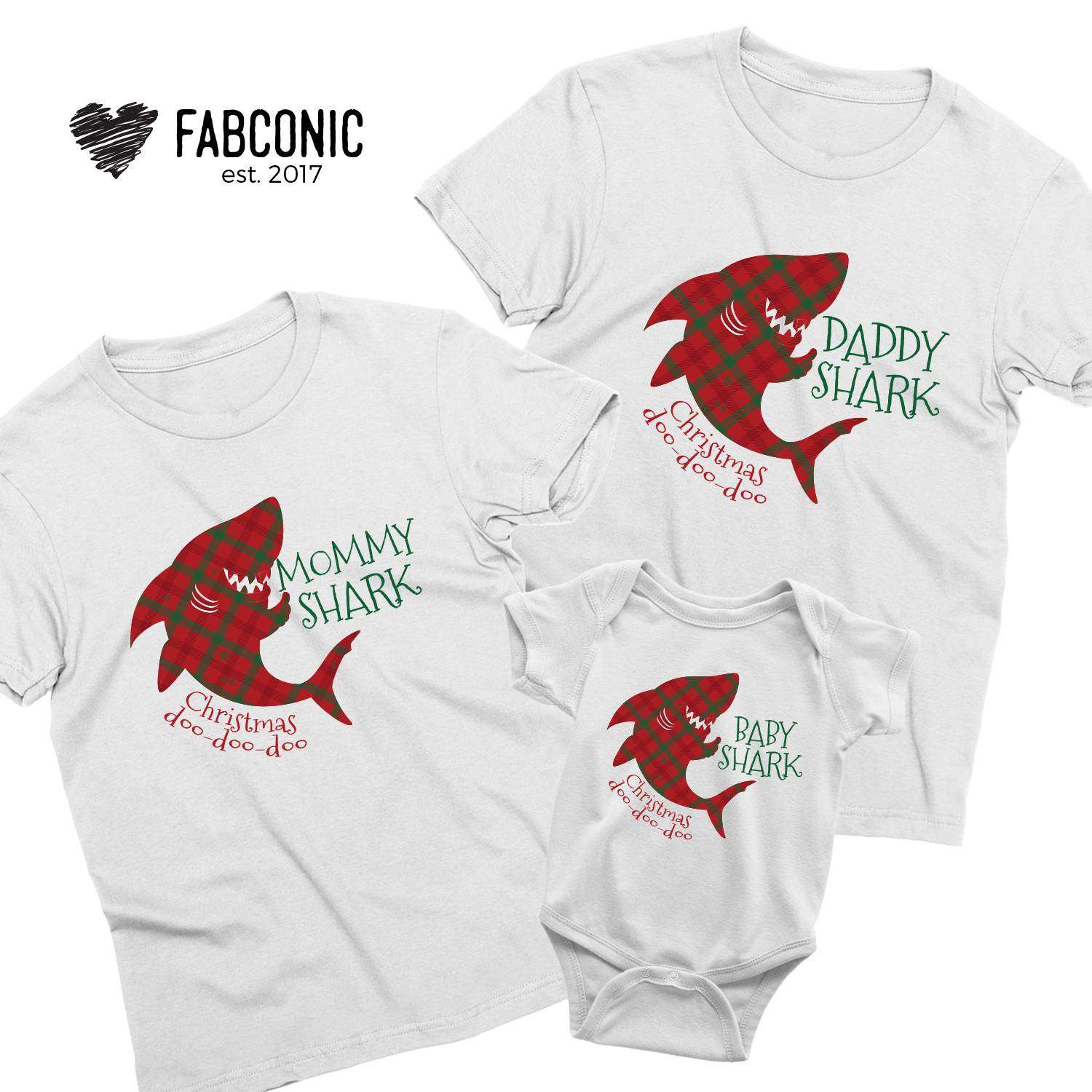 baby shark christmas shirt