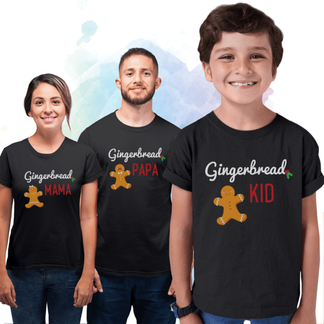 Gingerbread Christmas Family Shirts, Family Christmas Gifts