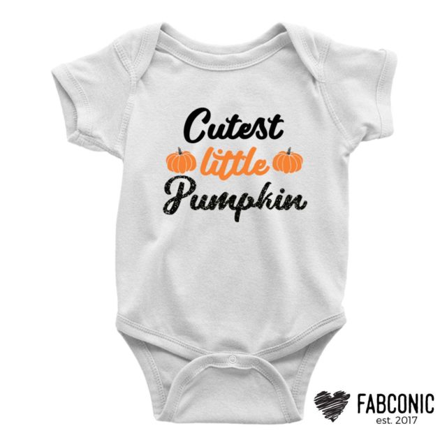 Cutest Little Pumpkin Shirt, Halloween Kids Shirts, Halloween Shirt for Boys Girls