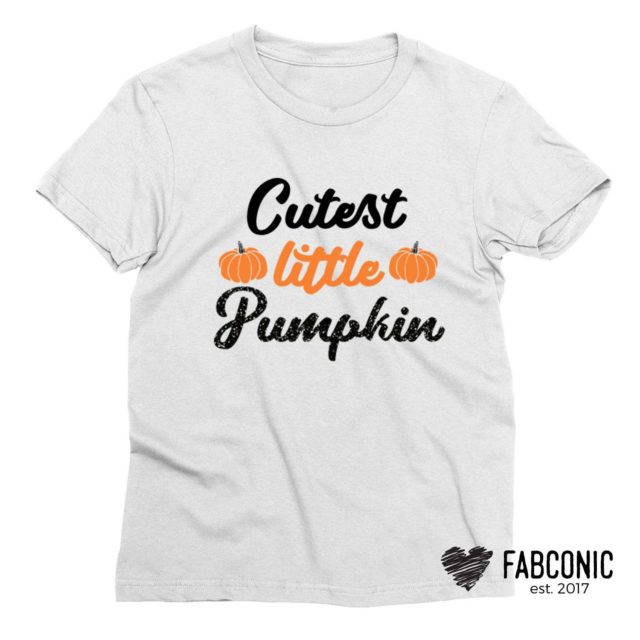 Cutest Little Pumpkin Shirt, Halloween Kids Shirts, Halloween Shirt for Boys Girls