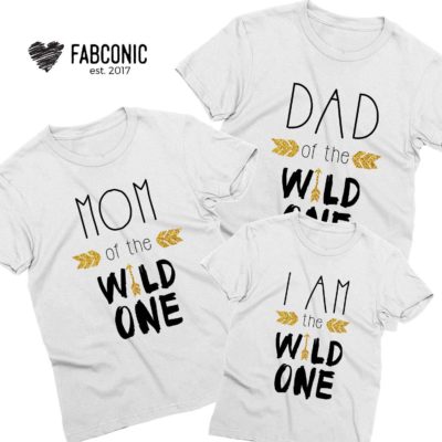 Family Birthday Shirts, Dad Mom I am the Wild One, Family Shirts