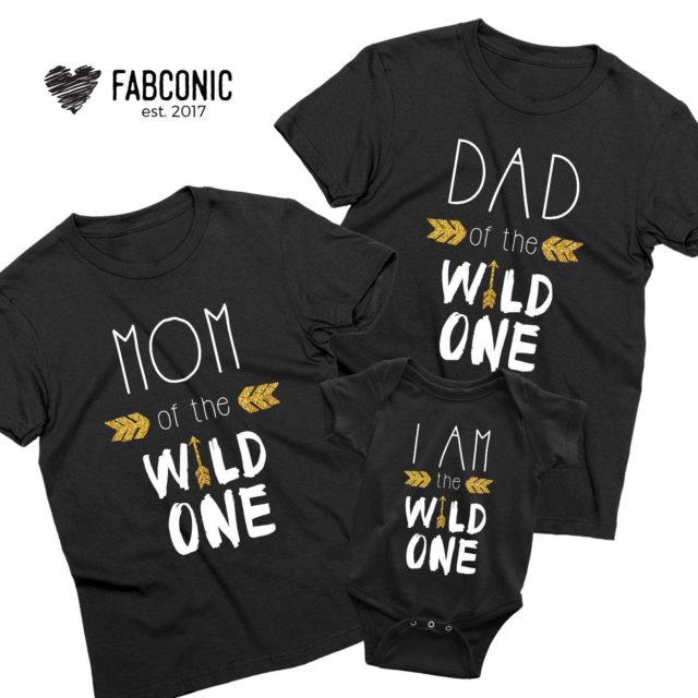 Family Birthday Shirts, Dad Mom I am the Wild One, Family Shirts