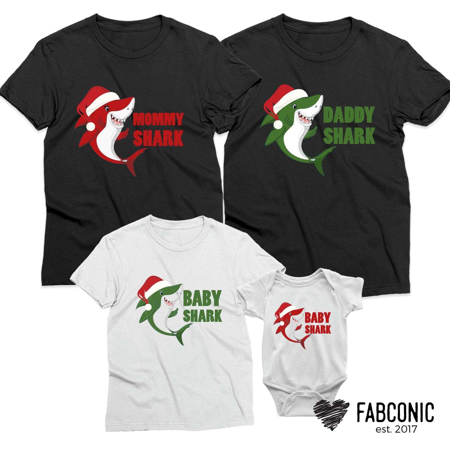 Baby shark christmas hot sale shirt