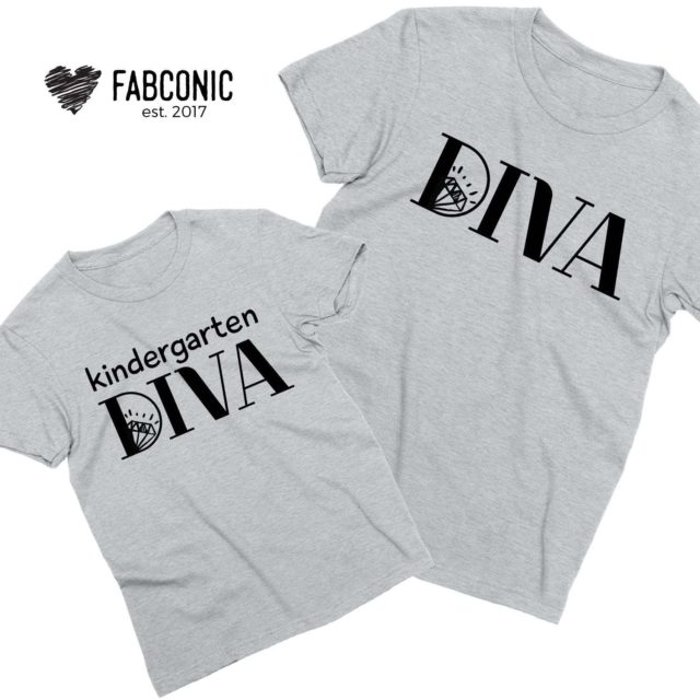 Kindergarten Diva Shirt, Diva, Mother & Kid Shirts