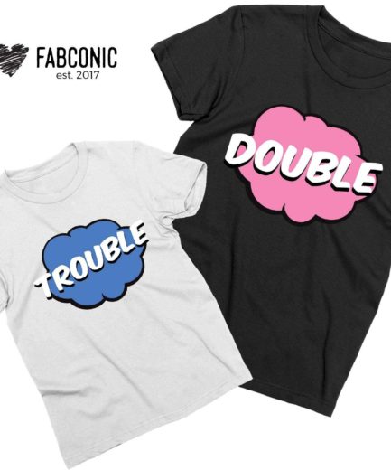 Double Trouble Family Shirts, Matching Family Shirts, Father Son Shirts