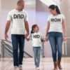Dad Mom Kid Shirts, Matching Family Shirts, Gift Ideas for Family
