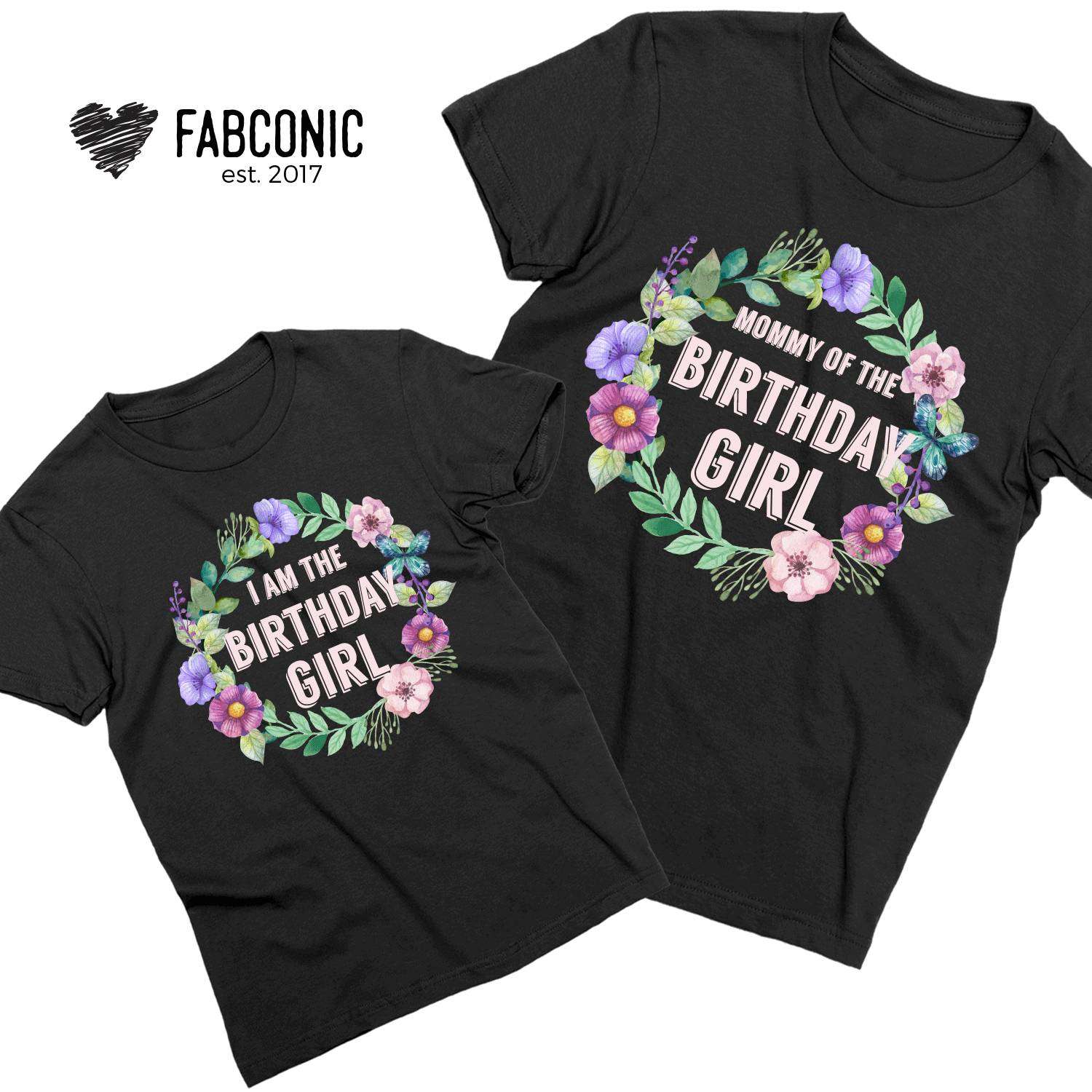 mom dad and baby birthday shirts