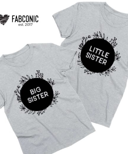 Big Sister Little Sister Shirts, Sister Shirts, Matching Siblings Shirts