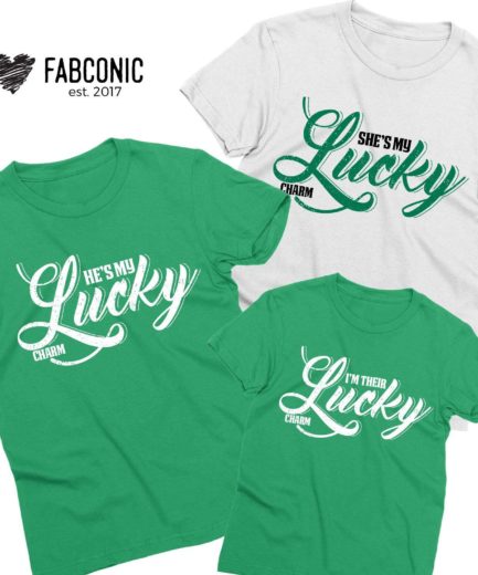 Lucky Charm Matching Shirts, He's My Lucky Charm, She's My Lucky Charm