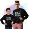 Dad Mode Baby Mode Sweatshirts, Family Matching Sweatshirts, Gift for Dad