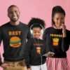 Best Friends Forever Family Sweatshirts, Burger Fries Coke, Matching Sweatshirts