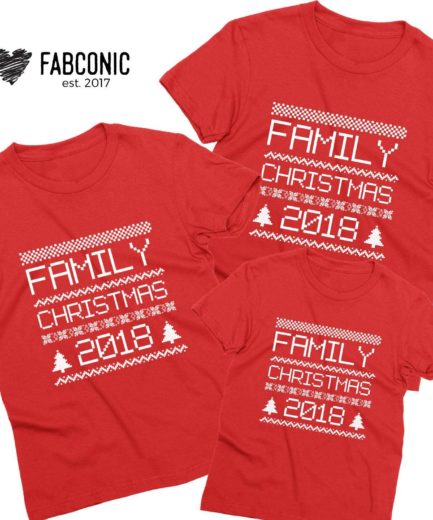 Matching Christmas Shirts, Family Shirts, Custom Year Shirts