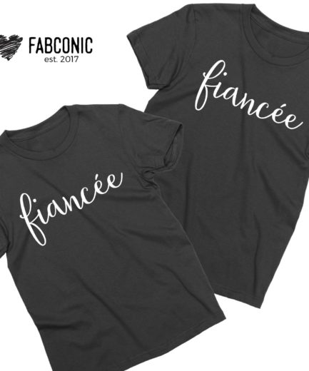 Engagement LGBT Shirts, Fiancee and Fiancee, Couple Shirts