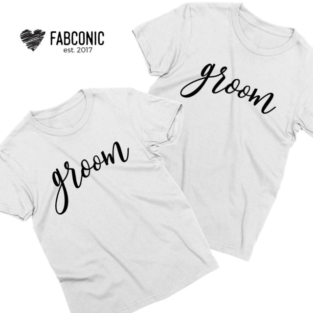 Groom Groom Shirts, Matching Couple Shirts, LGBT Shirts
