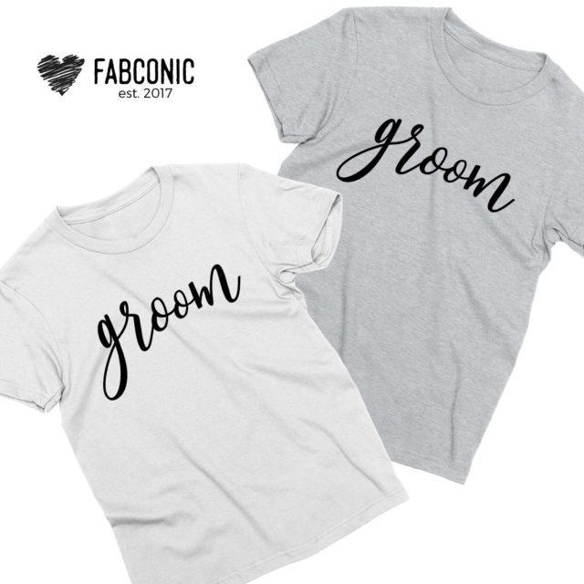 Groom Groom Shirts, Matching Couple Shirts, LGBT Shirts