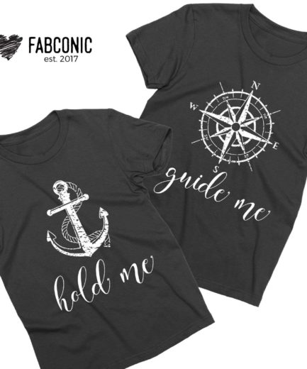 Guide Me Hold Me Shirts, Couple Shirts, Gift for couple