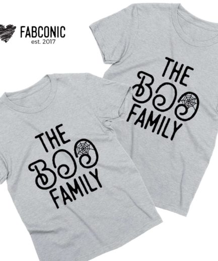 Halloween Shirt Ideas, The Boo Family, Halloween Couple Shirts