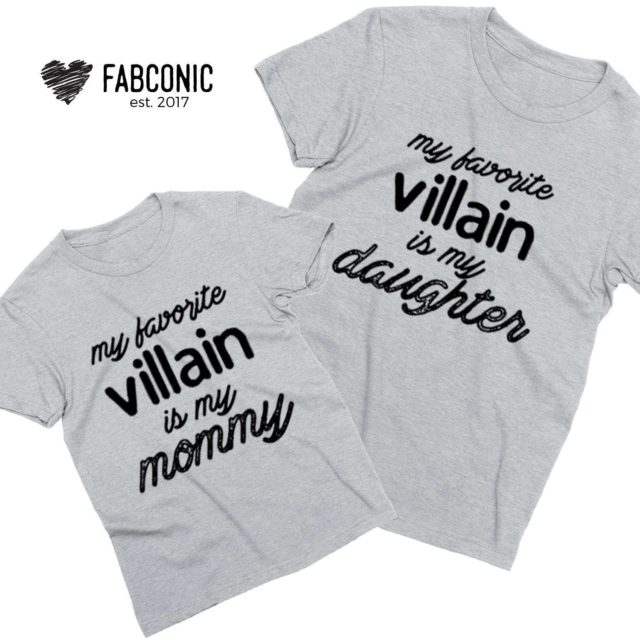 Funny Halloween Gift, My favorite Villain is My Mommy My Daughter