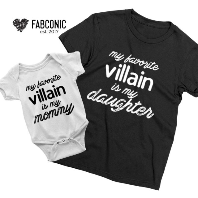 Funny Halloween Gift, My favorite Villain is My Mommy My Daughter