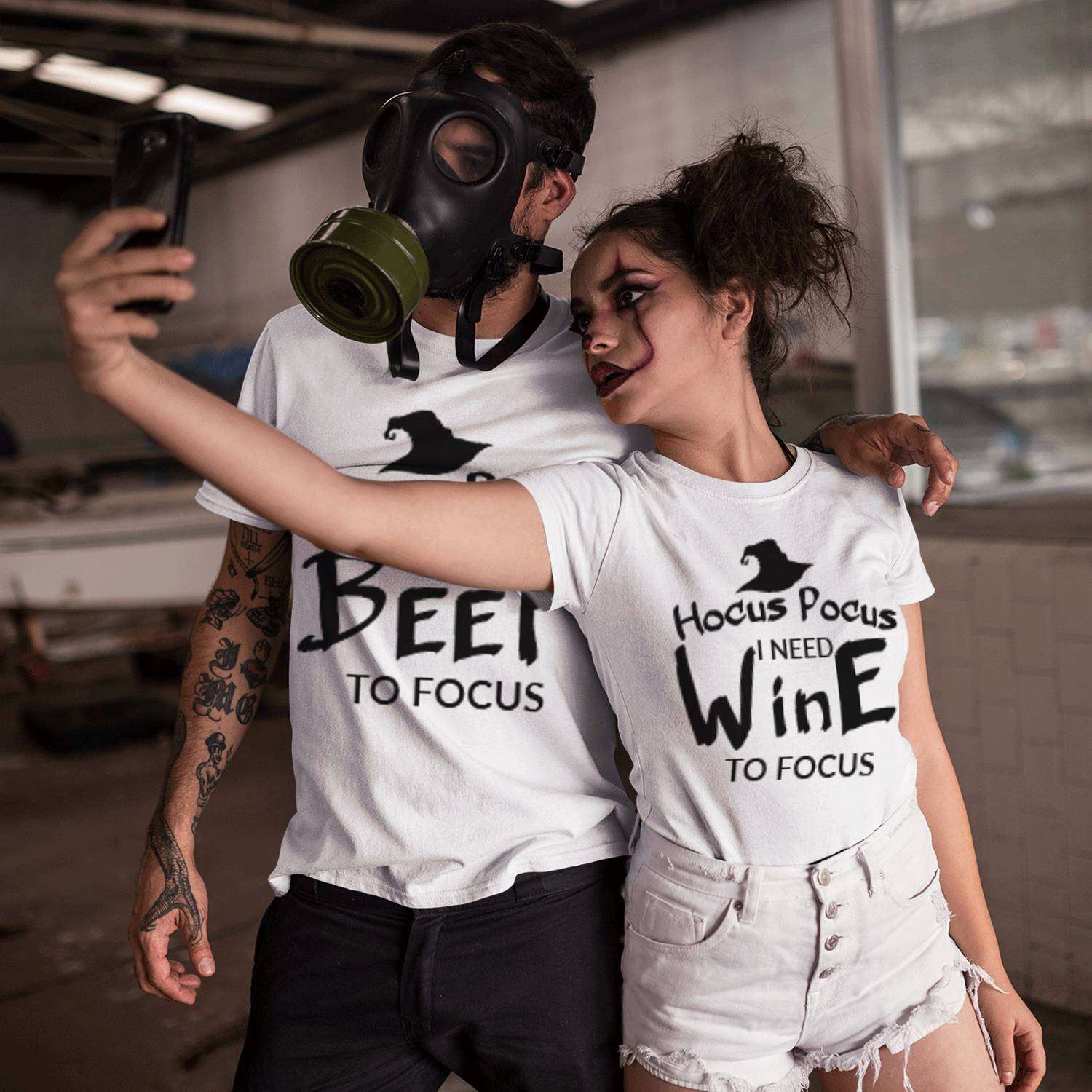 Funny matching i like her bobbers matching shirts for couples - TenStickers