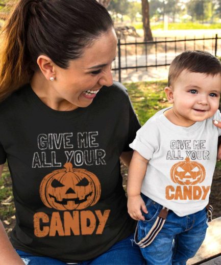 Give Me All Your Candy Shirt, Family Shirts, Matching Halloween Shirts