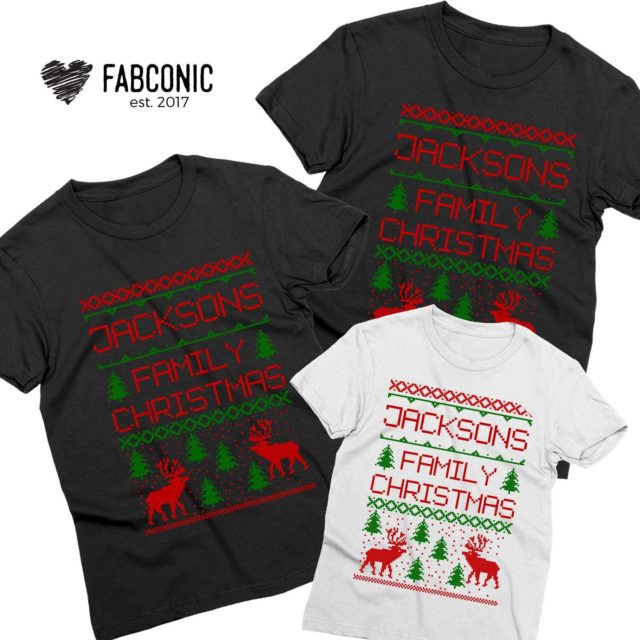 Family Christmas Custom Name, Matching Family Shirts, Custom Shirts