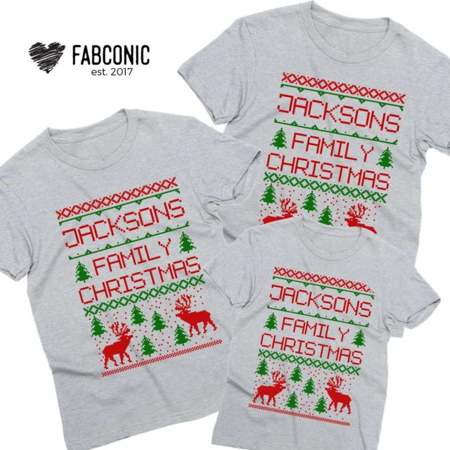 Family Christmas Custom Name, Matching Family Shirts, Custom Shirts