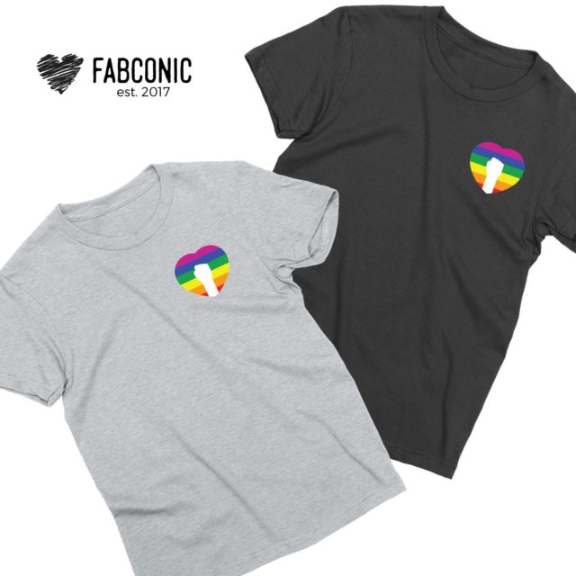 Love Wins LGBT Shirts, Heart, Couple Matching Shirts