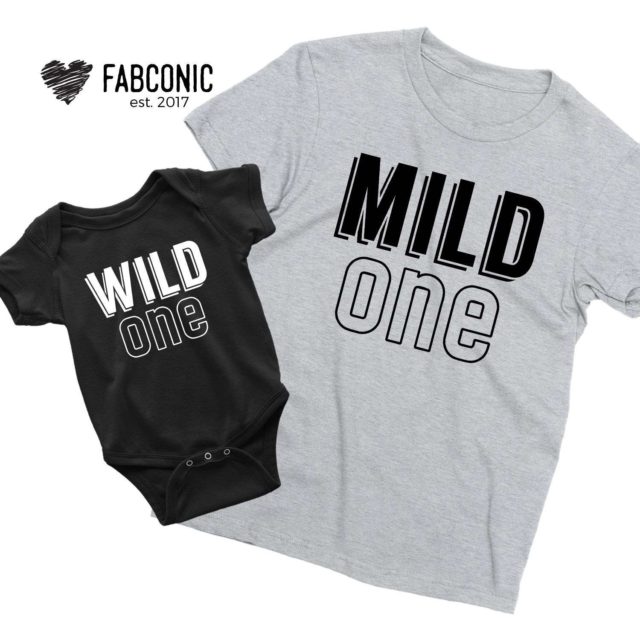 Mild One Wild One Matching Shirts, Family Matching Shirts