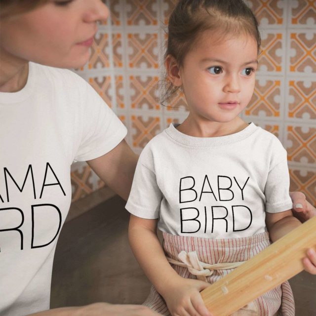 Mama Bird Baby Bird Shirts, Mother & Kid Shirts, Matching Shirts