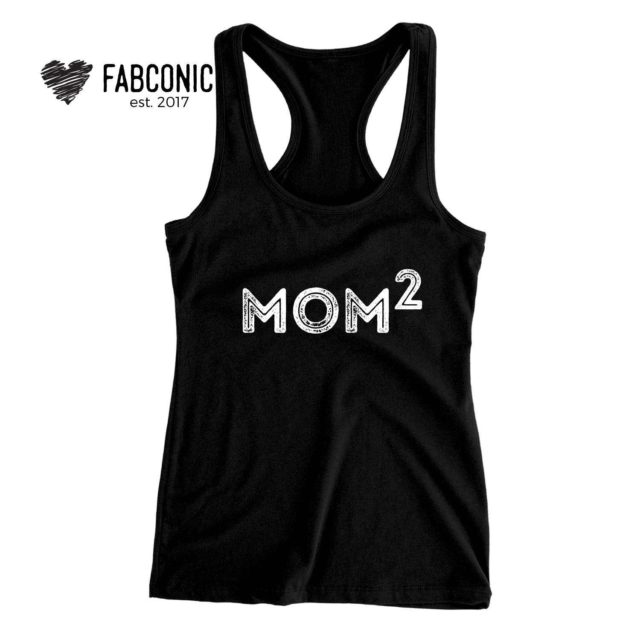Mom of 2 Tank Top, Mother's Day Gift Idea, Family Tank Tops