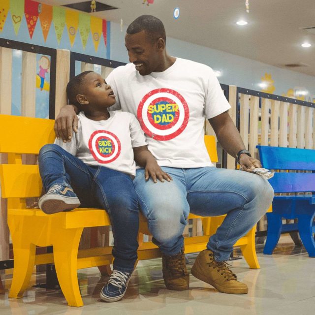 Father Son Outfit, Super Dad, Sidekick, Father and Kid Shirts