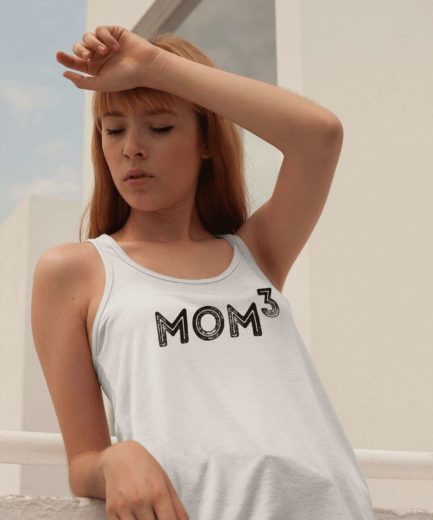 Mom to the Third Gift, Mom of 3, Family Tank Tops, Mom Gift
