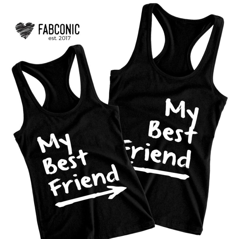 My Best Friend Tanks, Matching Best Friends Tank Tops, BFF Tanks