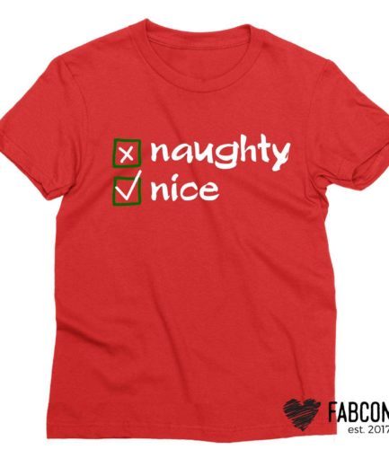 Naughty Nice Kids Shirt, Christmas Family Shirts, Christmas Gift