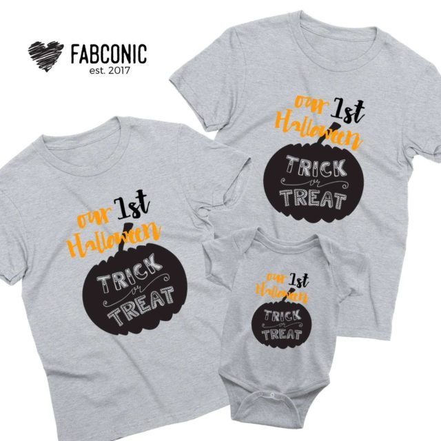Our First Halloween, Halloween Family Shirts, Funny Halloween Gift