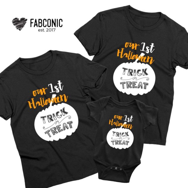 Our First Halloween, Halloween Family Shirts, Funny Halloween Gift