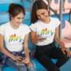 Mrs Mrs Pride Shirts, Rainbow Pattern, Matching LGBT Shirts