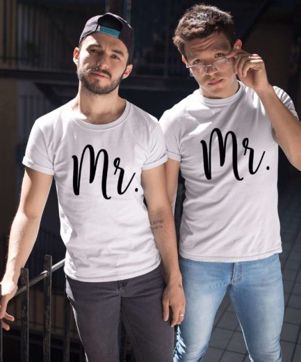 Mr Mr Gay Shirts, LGBT Couple Shirts, Matching Couple