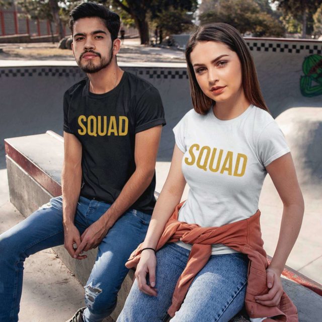 Squad Couple Shirts, Matching Couple Shirts, Squad Shirts
