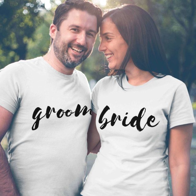 Anniversary Shirts, Bride and Groom, Couple Shirts, Couples Gift